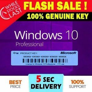 WINDOWS 10 PRO 64-32 BIT KEY FULL VERSION ✅ 🔥